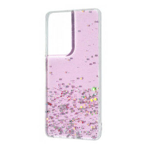 Чехол WAVE Confetti Case (TPU) Samsung Galaxy S21 Ultra pink